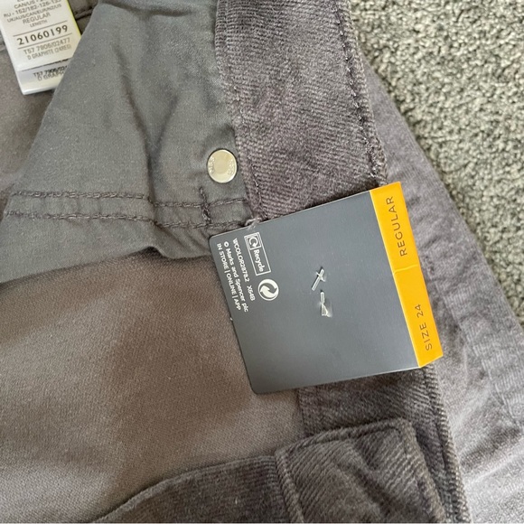 MARKS AND SPENCER BNWT Grey Cord Corduroy Trousers Plus Size 24 R - Picture 4 of 7
